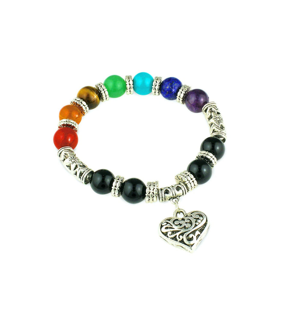 Natural Gemstone Chakra Bracelet for Men & Women