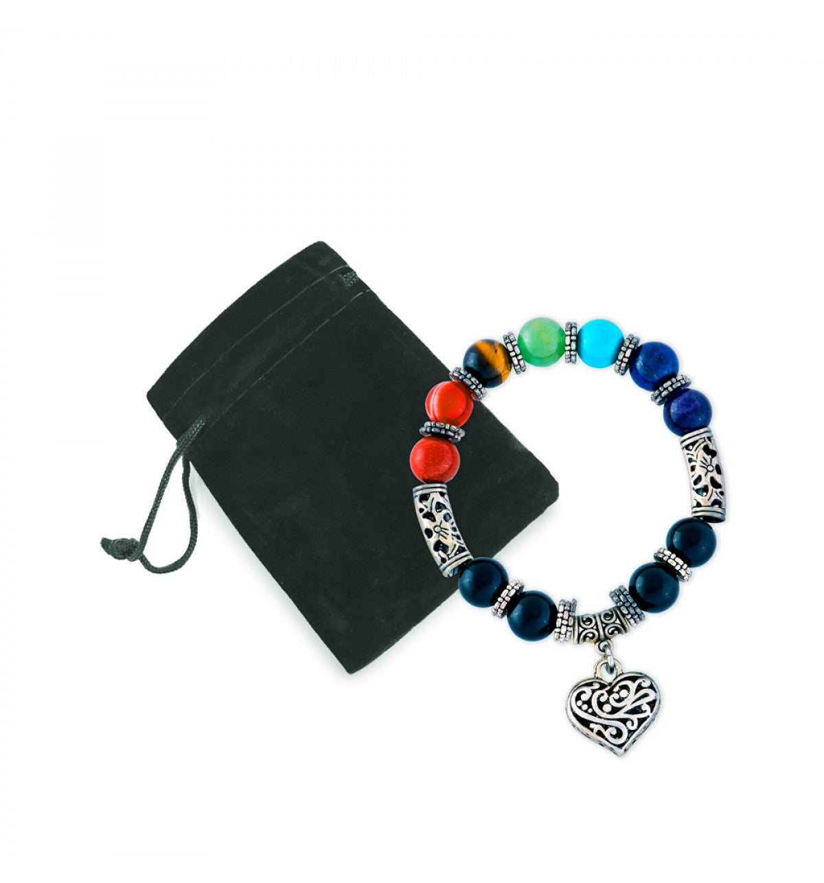 Natural Gemstone Chakra Bracelet for Men & Women