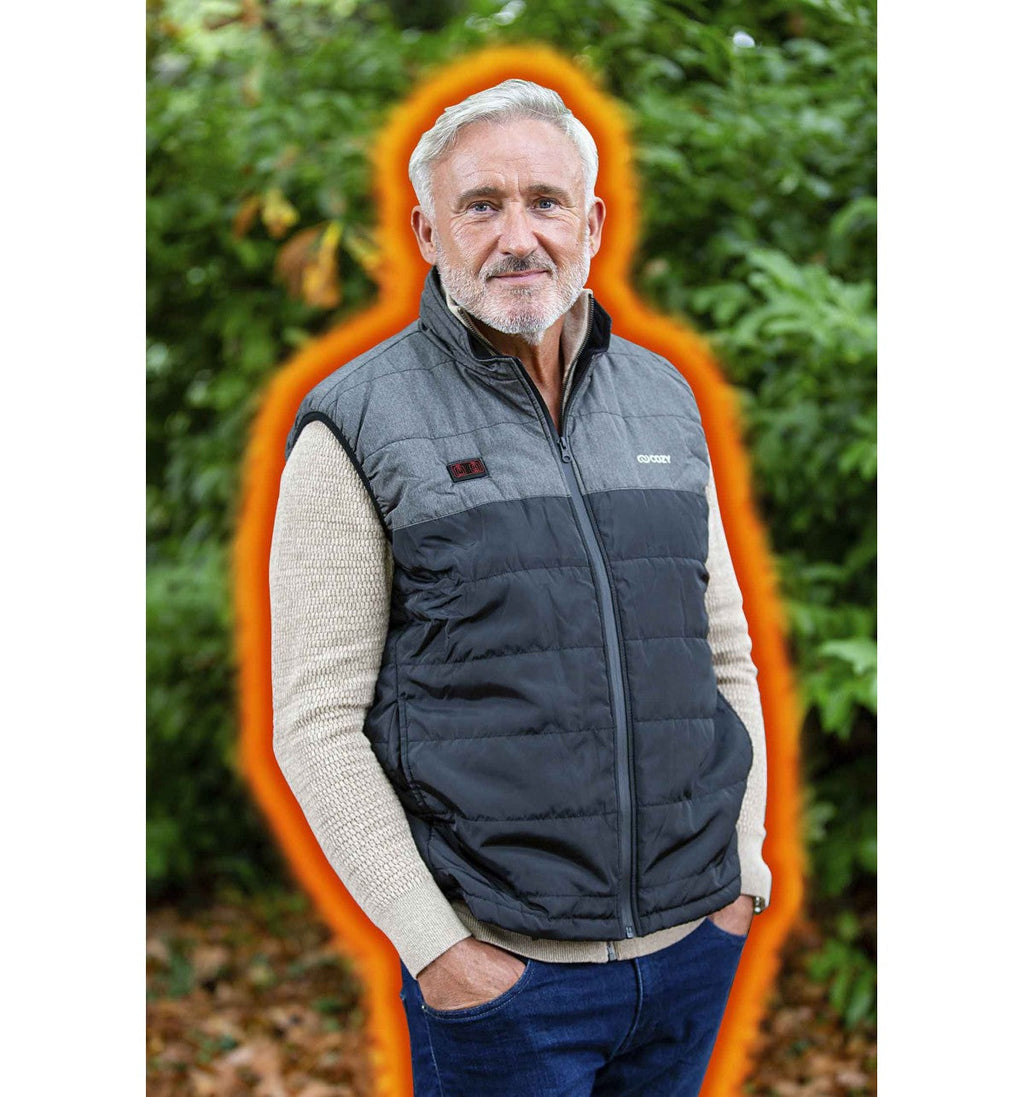 Cozy-Coat Heated Jacket Gilet with 3 Heat Settings & USB Power