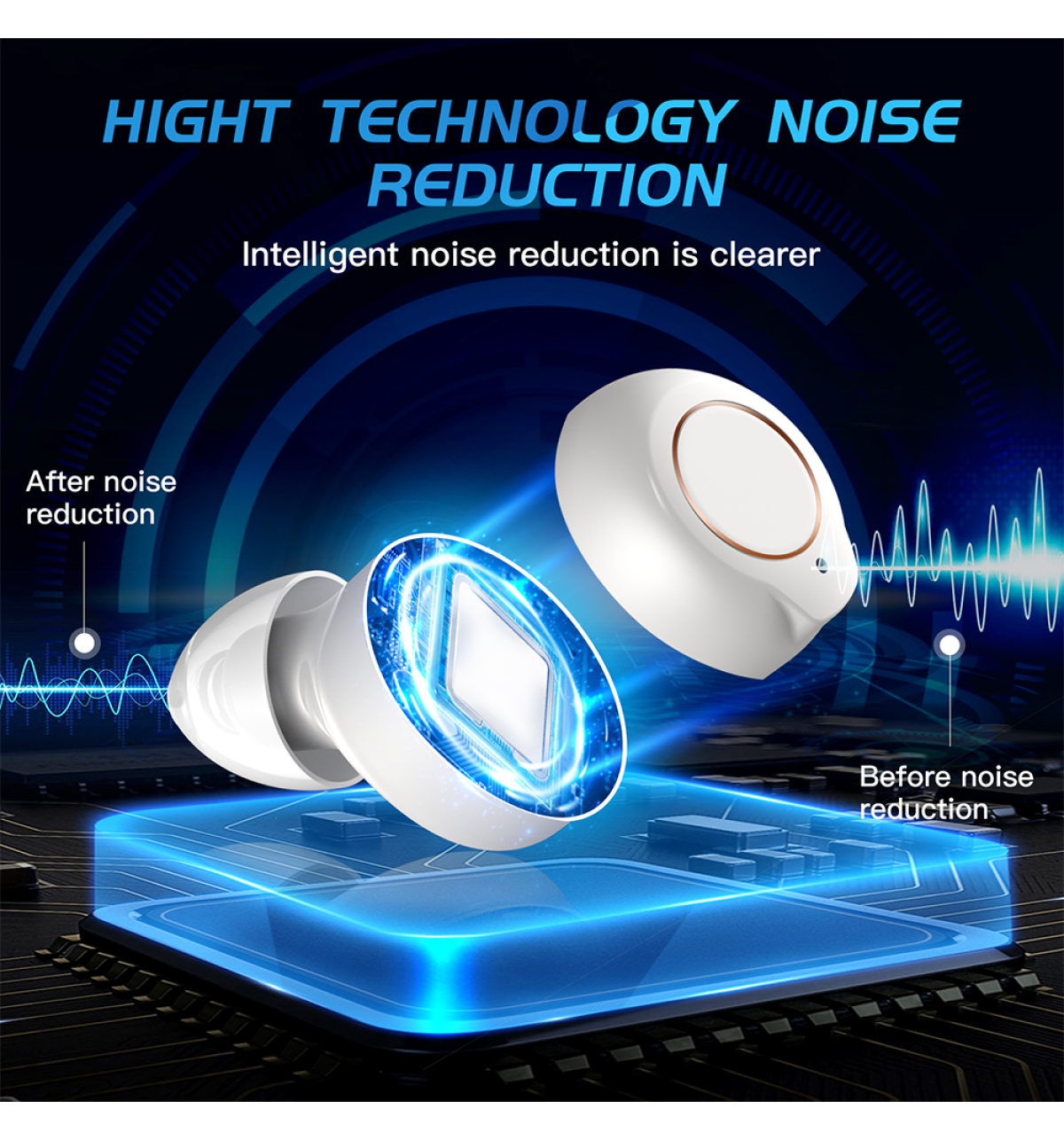 Hear-Pods Rechargeable Sound Amplifiers for TV & Everyday Listening
