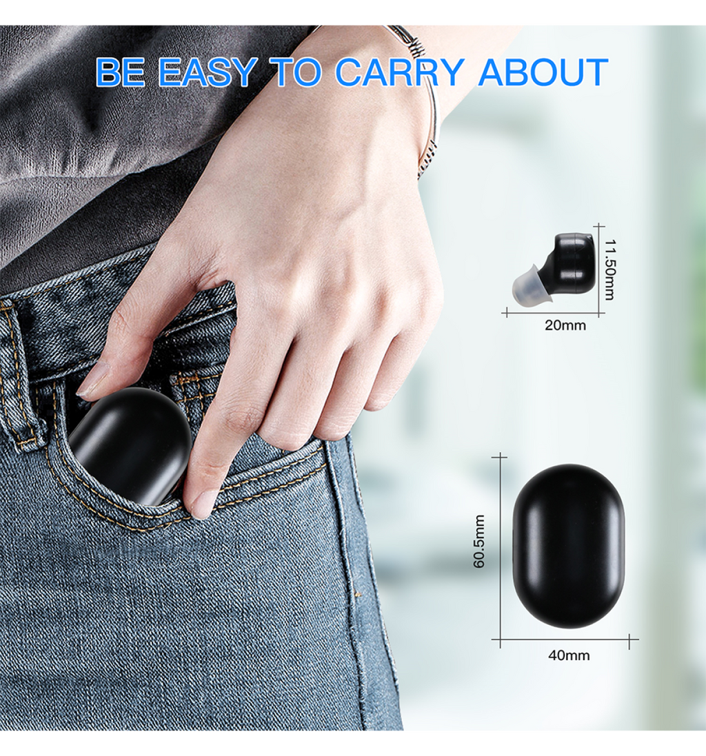 Hear-Pods Rechargeable Sound Amplifiers for TV & Everyday Listening