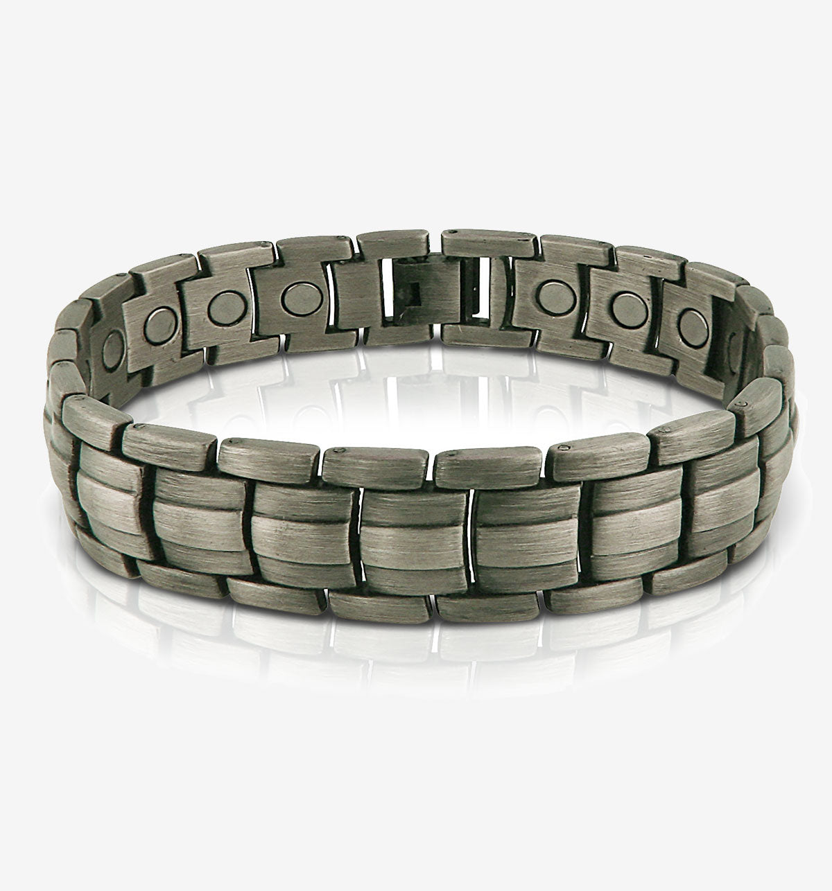 Silver Flex-21 Magnetic Bracelet – 21,000 Gauss Magnetic Strength